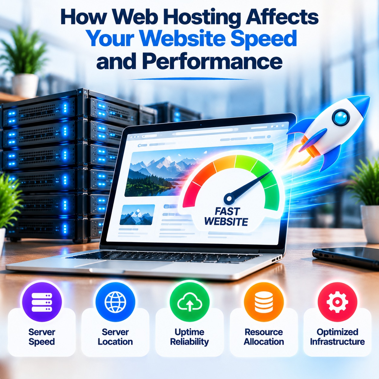 How web hosting affects website speed and performance