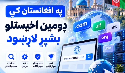 په افغانستان کې د ډومېن انتخاب او د .com او .af ډومېنونو لارښود